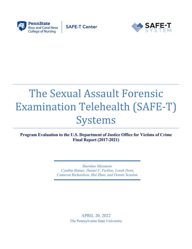 SAFE-T System Report to Department of Justice